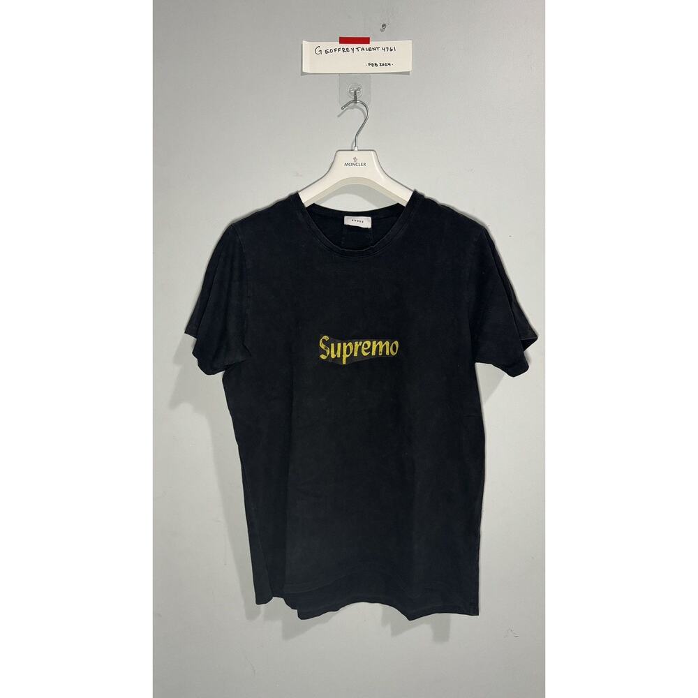 RHUDE Supremo T Shirt ‘RHUDE SON OF A B*TCH’ SS19 - SIZE M